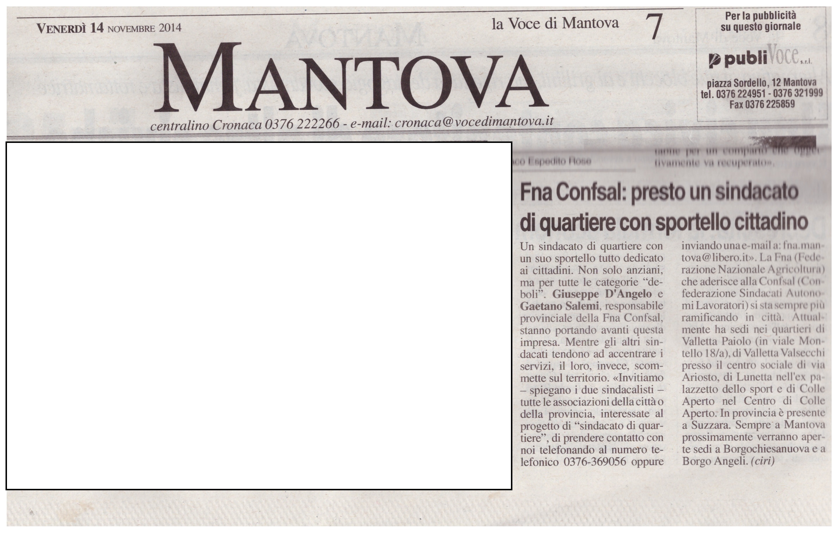voce di mantova 14.11.2014