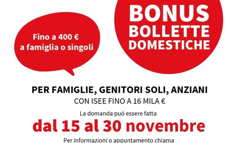 Bonus Bollette Comune di Mantova