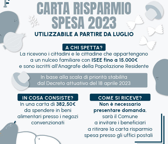 Carta Risparmio Spesa 2023